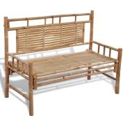 vidaXL Trädgårdsbänk 120 cm bambu
