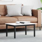 vidaXL Kaffeebord Vit 70 x 50 x 36 cm Massiv furu