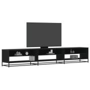 vidaXL Tv-bänk svart 270x40x46 cm konstruerat trä