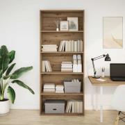 vidaXL Bokhylla ek 80x30x189 cm konstruerat trä