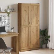 vidaXL Högskåp artisan ek 82,5x30,5x185 cm konstruerat trä
