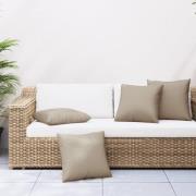 vidaXL Soffkuddar 4 st taupe 60x60 cm tyg
