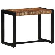 vidaXL Bänk flerfärgad 60x35x45 cm massivt trä återvunnet