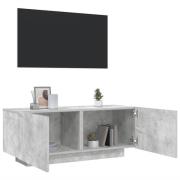 vidaXL Tv-bänk betonggrå 100x35x40 cm konstruerat trä