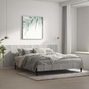vidaXL Vägghängd sänggavel grå sonoma 240x1,5x80 cm konstruerat trä