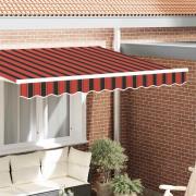 vidaXL Markiskappa Ersättning Flerfärgsdesign 280 x 20 cm Polyester