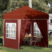 vidaXL Pop-up Partytält Terracotta 195 x 195 x 245 cm Oxford Tyg