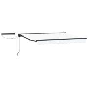 vidaXL Elektrisk Retraktabel Markis Vit 3,5 x 2 m