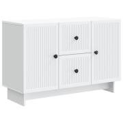 vidaXL Sideboard med låda Vit 89 x 34,5 x 60 cm Konstruerat trä