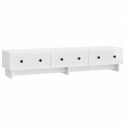 vidaXL TV-skåp Vit högglans 147 x 34,5 x 30 cm Konstruerat trä