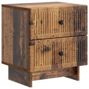 vidaXL Nattduksbord Gammalt trä 43 x 34,5 x 47,5 cm Konstruerat trä