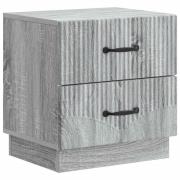 vidaXL Nattduksbord Grå sonoma-ek 43 x 34,5 x 44,5 cm Konstruerat trä