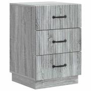 vidaXL Nattduksbord Grå sonoma-ek 43 x 41 x 63,5 cm Konstruerat trä