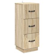 vidaXL Lådans skåp Sonoma-ek 33 x 34,5 x 87 cm Konstruerat trä
