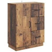 vidaXL Sideboard Gammalt trä 66 x 34,5 x 87 cm Konstruerat trä