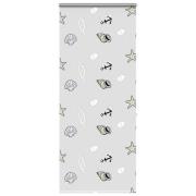 vidaXL Duschrullgardin med kassett 90x240 cm tyg bredd 86 cm