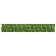 vidaXL Balkongskärm med löv Grön och Gul 500 x 75 cm Polyeten och tyg