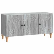 vidaXL TV-skåp Grå sonoma-ek 99 x 34,5 x 50 cm Konstruerat trä