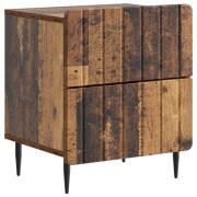 vidaXL Nattduksbord Gammalt trä 43 x 34,5 x 49,5 cm Konstruerat trä