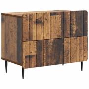vidaXL Nattduksbord Gammalt trä 62 x 34,5 x 49,5 cm Konstruerat trä