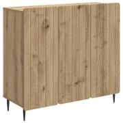 vidaXL Sideboard Artisan-ek 89 x 34,5 x 82 cm Konstruerat trä