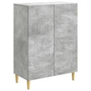 vidaXL Sideboard Betonggrå 66 x 34,5 x 90 cm Konstruerat trä
