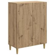 vidaXL Sideboard Artisan-ek 66 x 34,5 x 90 cm Konstruerat trä