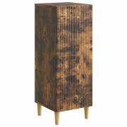 vidaXL Sideboard Rökt ek 33 x 34,5 x 90 cm Konstruerat trä