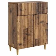 vidaXL Sideboard Gammalt trä 66 x 34,5 x 90 cm Konstruerat trä