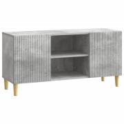 vidaXL TV-skåp Betonggrå 102 x 34,5 x 50 cm Konstruerat trä