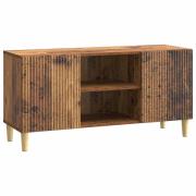 vidaXL TV-skåp Gammalt trä 102 x 34,5 x 50 cm Konstruerat trä