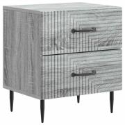 vidaXL Nattduksbord Grå sonoma-ek 43 x 34,5 x 47,5 cm Konstruerat trä