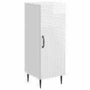vidaXL Sideboard Vit högglans 33 x 34,5 x 89,5 cm Konstruerat trä
