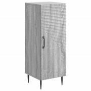 vidaXL Sideboard Grå sonoma-ek 33 x 34,5 x 89,5 cm Konstruerat trä