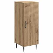 vidaXL Sideboard Artisan-ek 33 x 34,5 x 89,5 cm Konstruerat trä