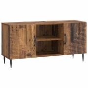vidaXL TV-skåp Gammalt trä 102 x 34,5 x 50 cm Konstruerat trä