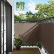 vidaXL Balkong Skärm 120 x 200 cm PU-belagt oxford alu
