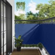 vidaXL Balkong Skärm Blå 110 x 700 cm Oxford Tyg