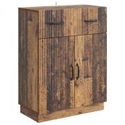 vidaXL Sideboard Gammalt trä 66 x 34,5 x 87 cm Konstruerat trä