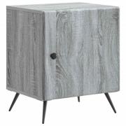 vidaXL Nattduksbord Grå sonoma-ek 43 x 34,5 x 50 cm Konstruerat trä