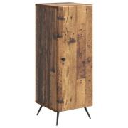 vidaXL Sideboard Gammalt trä 33 x 34,5 x 90 cm Konstruerat trä