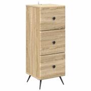 vidaXL Lådans skåp Sonoma-ek 33 x 34,5 x 90 cm Konstruerat trä