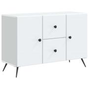 vidaXL Sideboard med låda Vit 89 x 34,5 x 60 cm Konstruerat trä