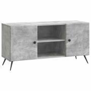 vidaXL TV-skåp Betonggrå 102 x 34,5 x 50 cm Konstruerat trä