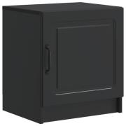 vidaXL Nattduksbord Svart 43 x 34,5 x 47 cm Konstruerat trä