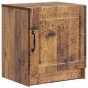 vidaXL Nattduksbord Gammalt trä 43 x 34,5 x 47 cm Konstruerat trä