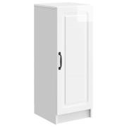 vidaXL Sideboard Vit högglans 33 x 34,5 x 87 cm Konstruerat trä