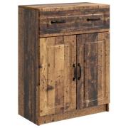 vidaXL Sideboard Gammalt trä 66 x 34,5 x 87 cm Konstruerat trä