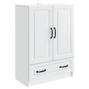 vidaXL Sideboard med låda Vit 66 x 34,5 x 92 cm Konstruerat trä