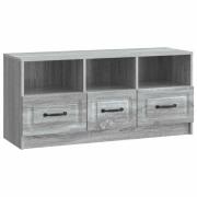 vidaXL TV-skåp Grå sonoma-ek 102 x 34,5 x 47 cm Konstruerat trä